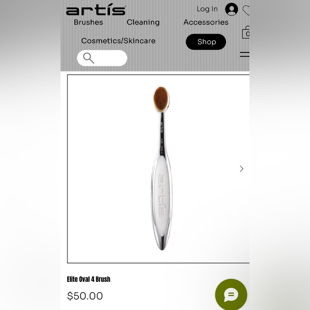 Artis Elite Collection Oval 4 Brush Available in Mirror & Rose Gold Finish BNIB